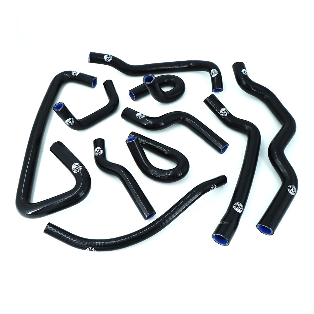 Silikoni jäähdyttimen letkusarja renault clio i/williams  r19 16s/16v f7p 1.8l 1988-1997 (10 kpl) punainen/sininen/musta