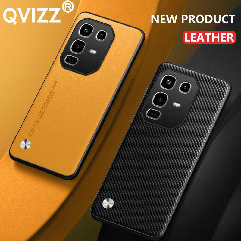 Funda de cuero para Infinix Note 50 Pro 4G fibra de carbono silicona dura a prueba de golpes mate funda de teléfono InfinixNote50Pro X6855 X6858
