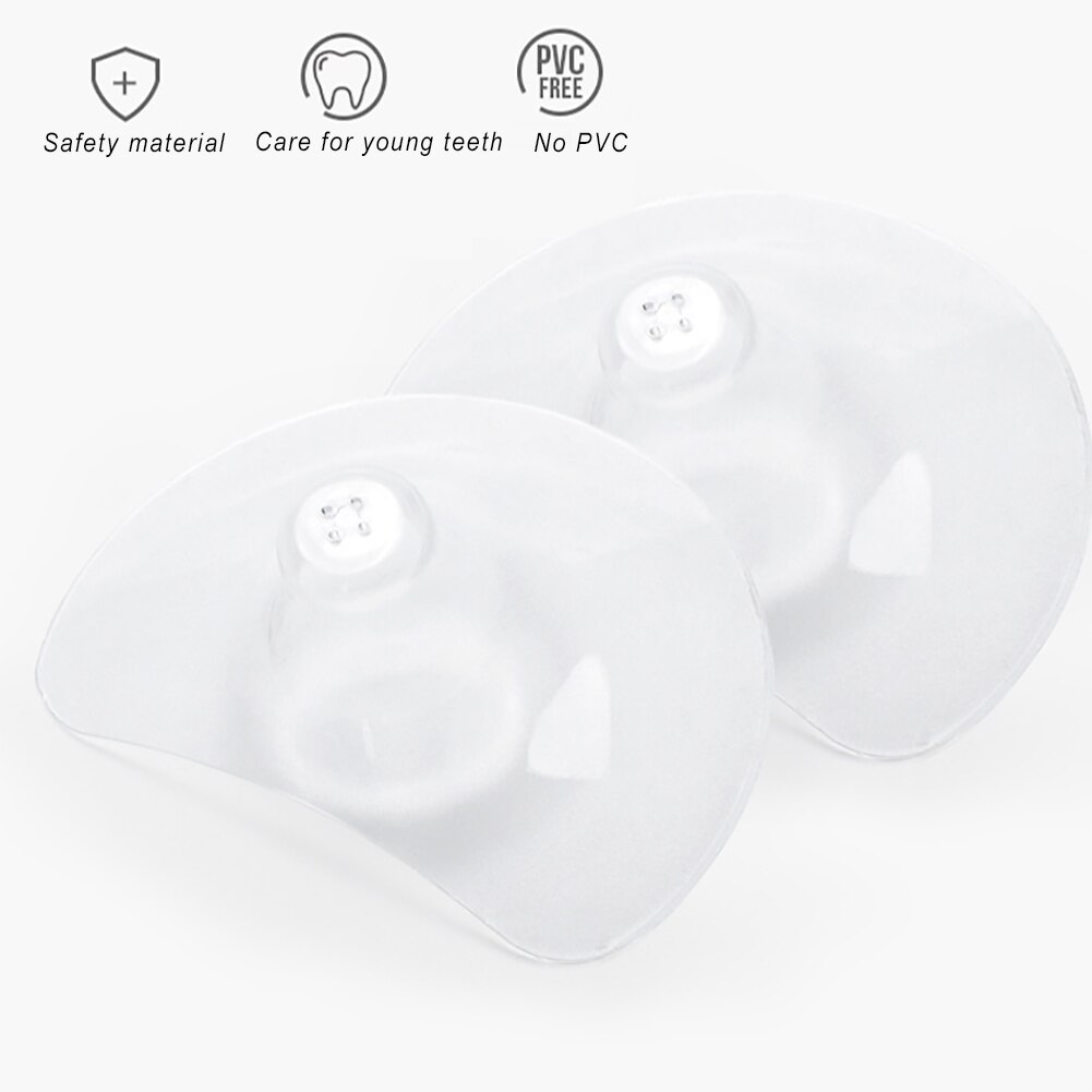 2pcs Latte Estrattore Trasparente Prevenire Bite Allattamento Al Seno Tettarelle Da Biberon Protezioni Morbide Scudi Della Copertura Ultra Sottile Del Silicone Non Tossico