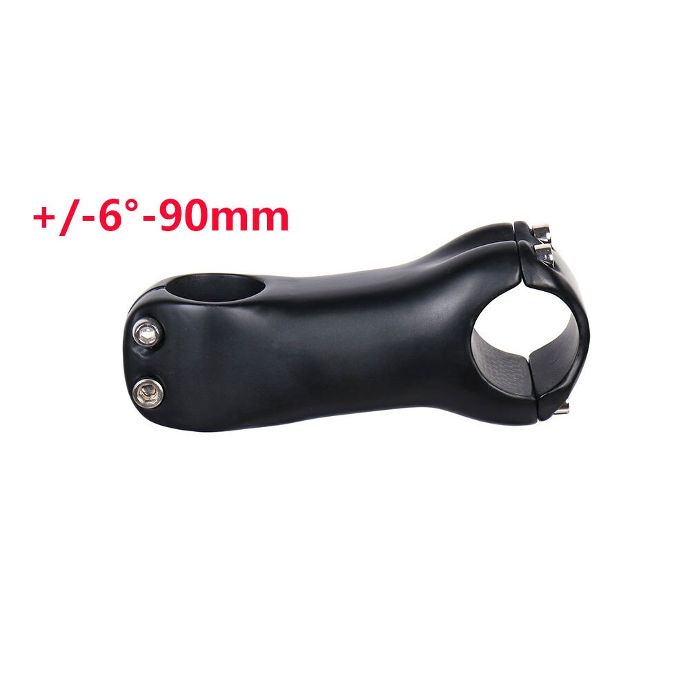ELITA ONE Bicycle Stem Carbon Fibre MTB/Road Bike Stem 6/17 Degree 31.8MM Handlebar Stem UD/Black 70-130mmmm: 6Degree90mm-2103
