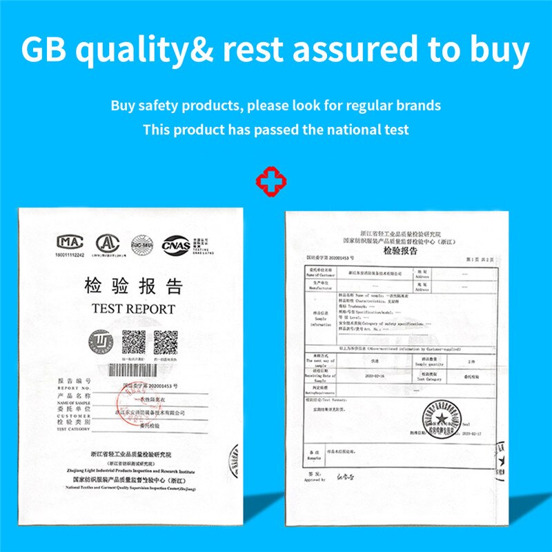 Unisex Disposable Protective Coverall Dustproof Hooded Disposable Protective Suit Anti-static Protective Clothing