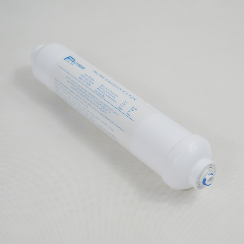 2 pakke eksternt vannfilter for samsung lg daewoo beko kjøleskap 2- tommers od  x 10 "inline kokosnøtt karbonfilter 1/4 " qc
