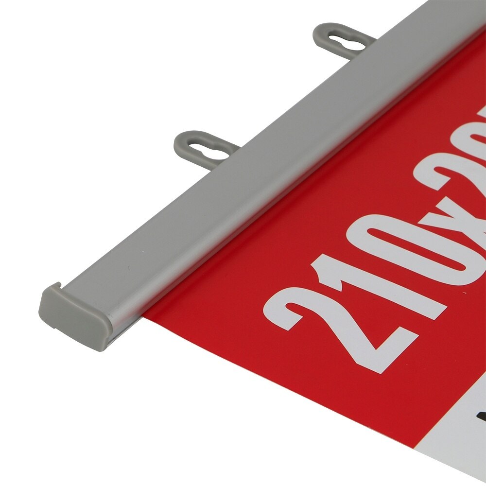 Asta per Poster in plastica con gancio in plastica per bandiera da 50cm