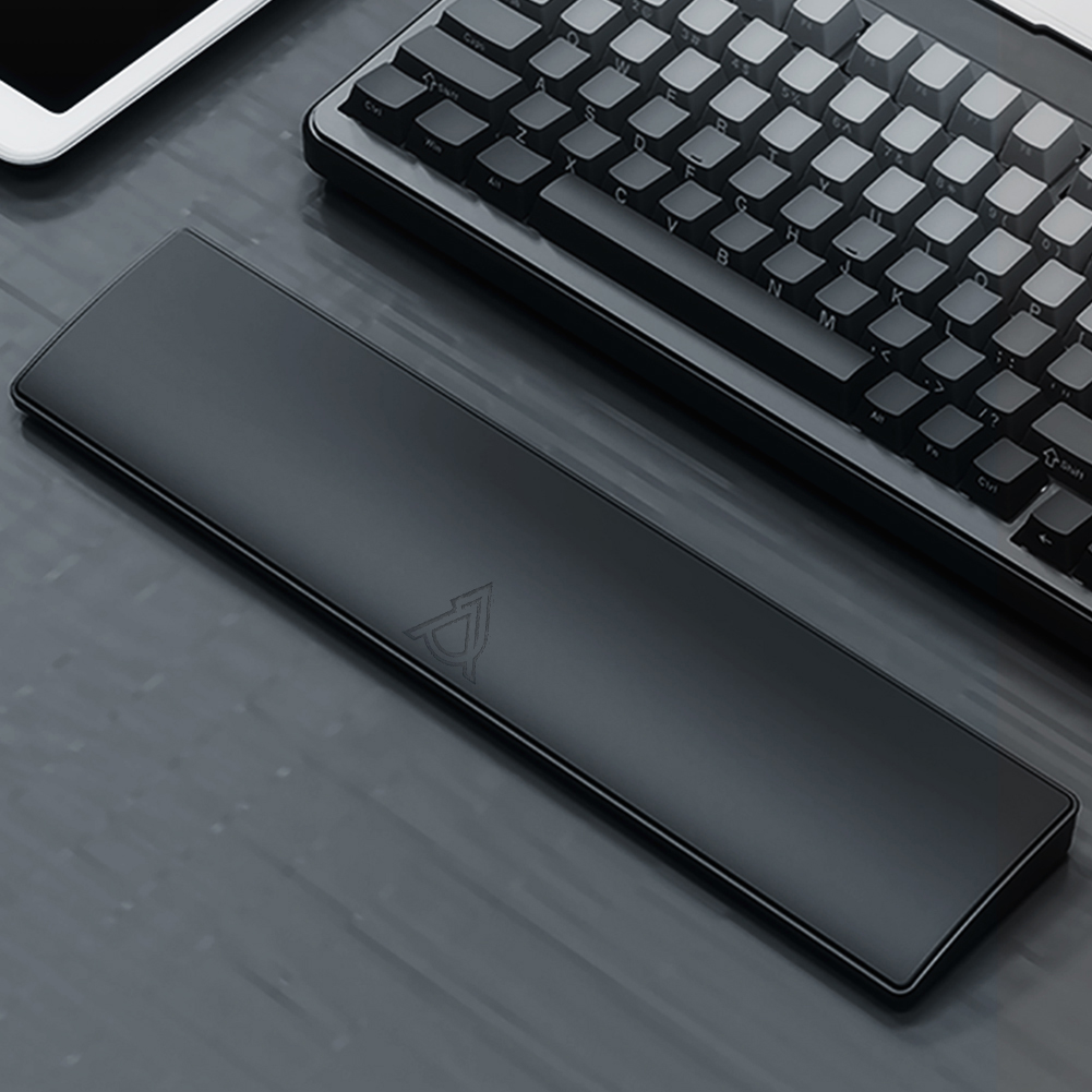 Handgelenkauflage für Gaming-Tastatur, ergonometrisches Memory-Schaum, rutschfestes Gummi, stabile Basis, Handballenauflage, 81 Tasten, Tastatur-Handstütze