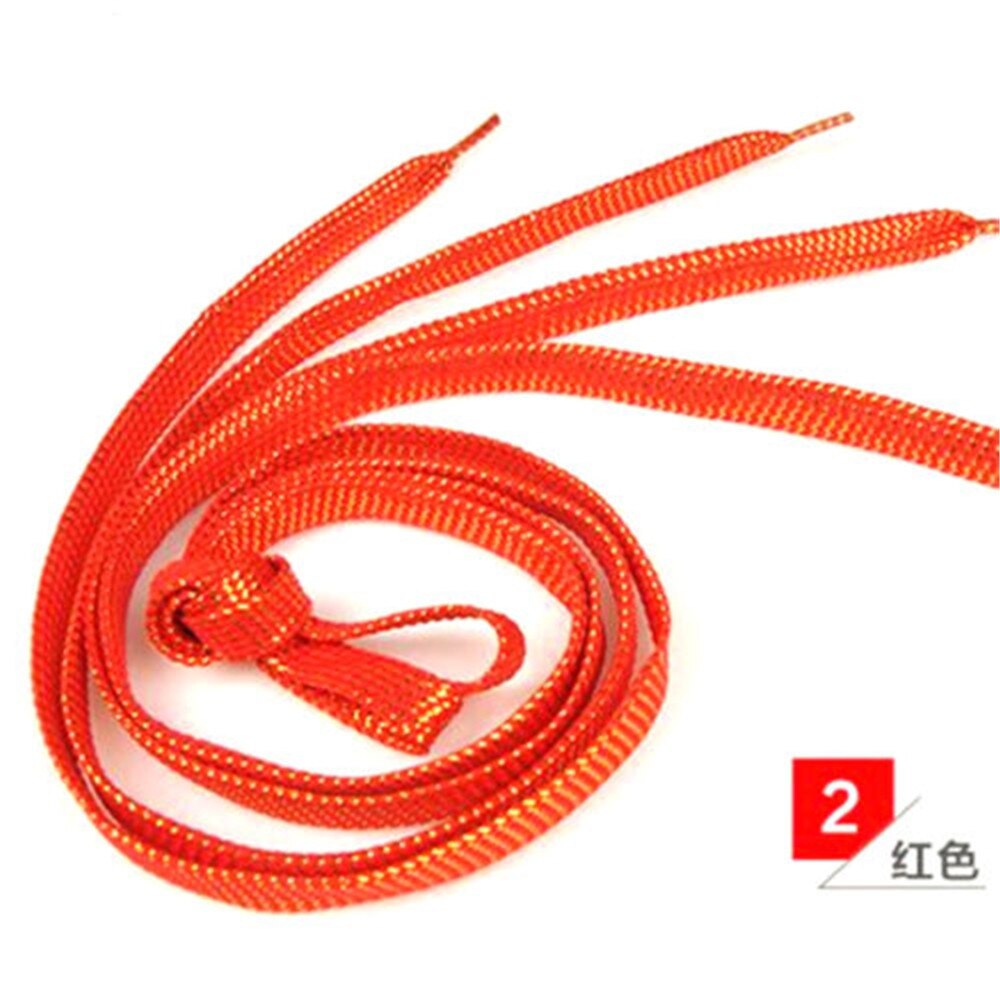 110 CM Frauen Flache Goldene Silber Schnürsenkel Super Lange Täglichen Party Camping Schnürsenkel Wachsenden Leinwand Saiten Flache Schnürsenkel: 12