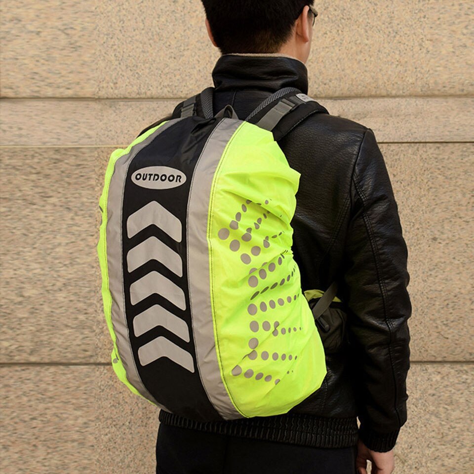 Outdoor Bag Cover Rain Waterproof Covers Reflective Backpack Dust Covers For Riding Cycling Camping Hiking Sports Bags Raincover