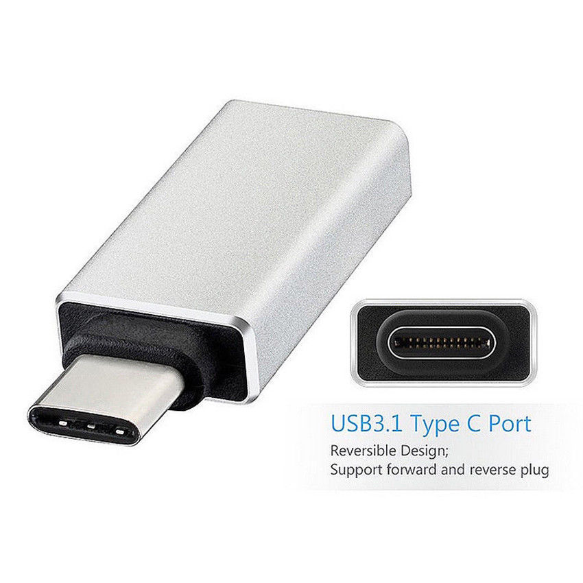 Adaptador tipo C a USB-A 3,0 hembra, convertidor OTG USB C 3,1 para Mac Nexus 5X 6P, Macbook, Samsung, Huawei Mate 20, conector P20