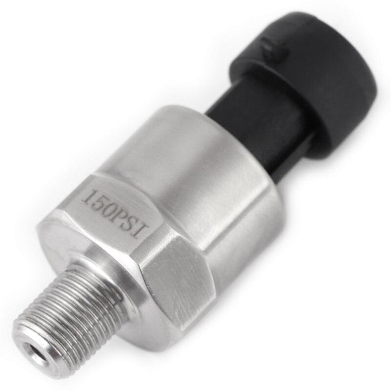 0-150 PSI Pressure Sensor Oil Fuel Air Water Pressure Transducer Pressure Sender Gauge DC 5V 1/8 Inch NPT Thread