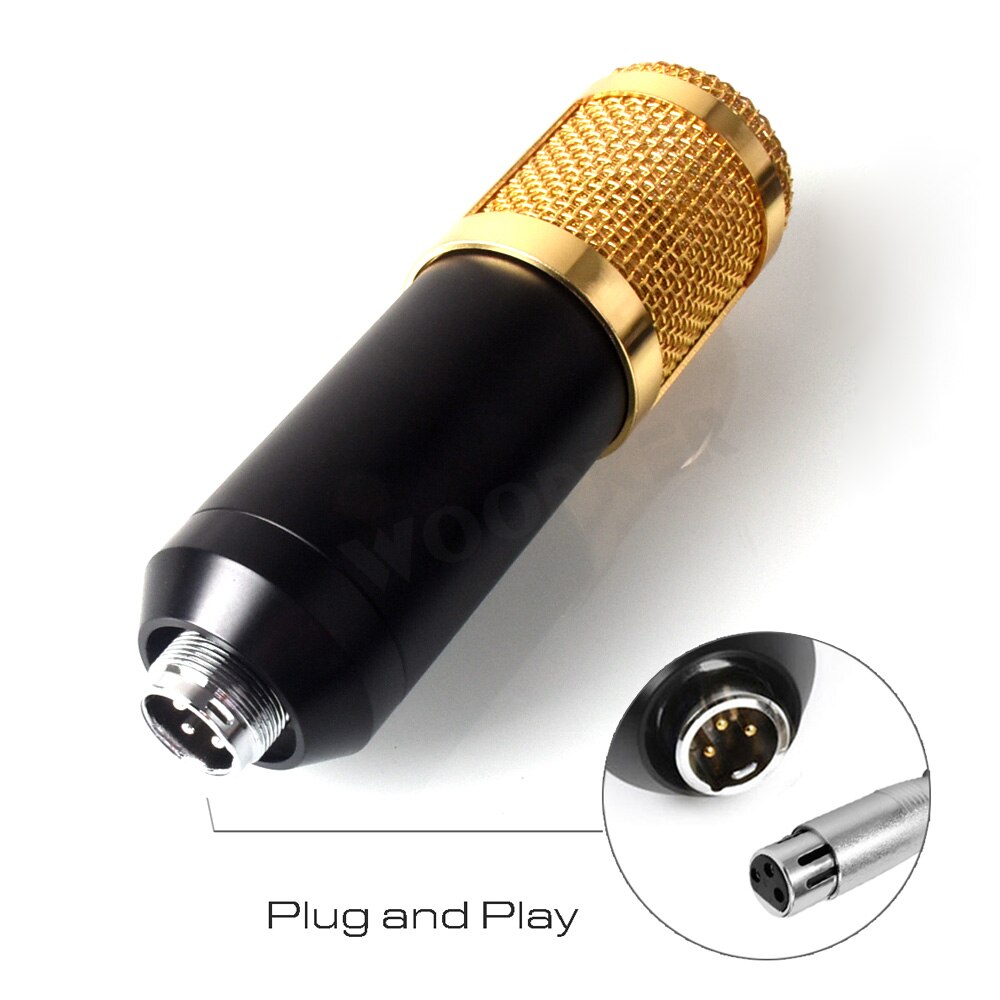 Condenser Microphone BM 800 Set for PC Computer with Tripod and Shock Mount Microfone BM800 Kit Studio Mic