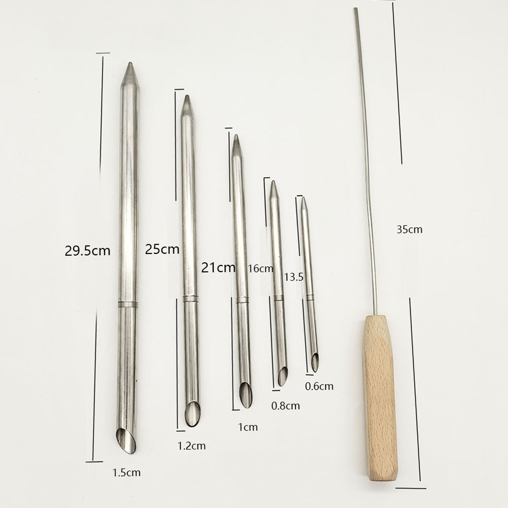 Rope Splicing Tool Kit with 5 Sizes for Easy Rope Junctions Suitable for Sailors Outdoor Activities and DIY Projects