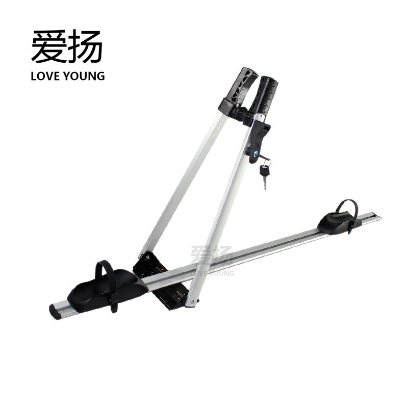 Bicycle rack for car Universal Car Styling Auto Roof top Rack Side Rails Bars Baggage Holder Luggage Carrier Aluminum Alloy