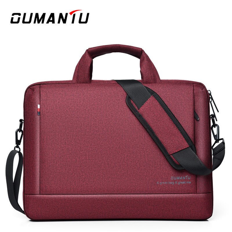 Mannen Handtas Trend Mode Toevallige Oxford Doek Satchel Zomer Leuke Luxe Tassen Heren Zakelijke Laptop Schoudertas: red