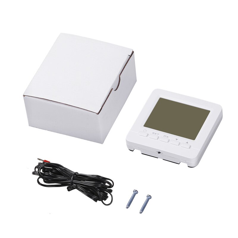 FLOUREON WiFi Elektrische Boden Heizung Thermostat Programmierbare Temperatur Regler Thermostate Arbeitet Mit Alexa Google Hause: Ursprünglich Titel