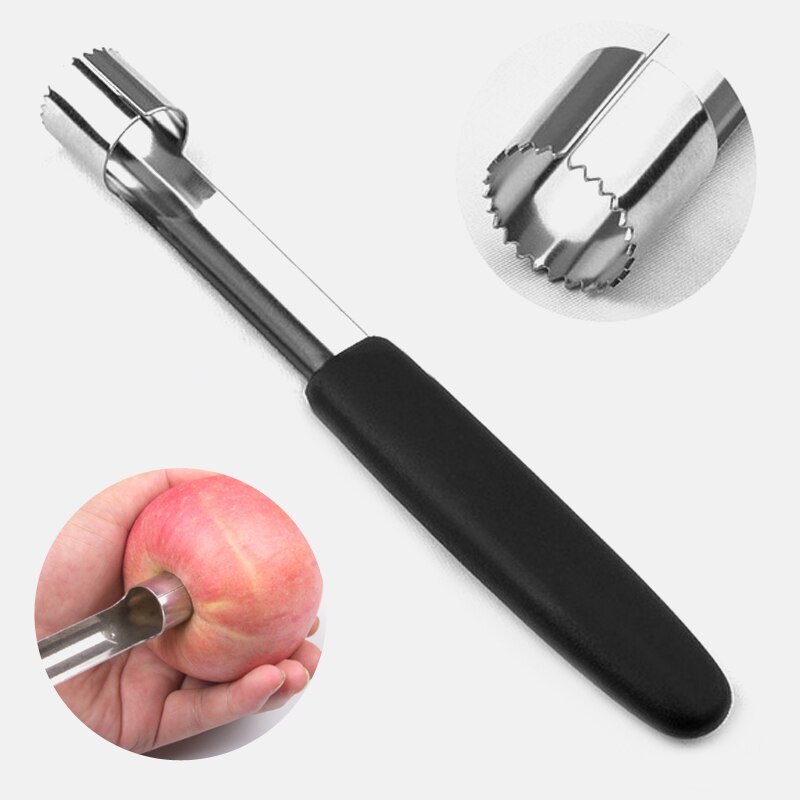 180mm(7 '') vide-pomme dénoyauteur poire cloche torsadée noyau de fruit dénoyauteur poivre enlever noyau outil de cuisine gadget dénoyauteur outils faciles