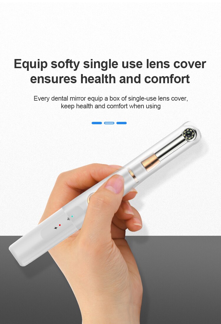 Draadloze Wifi Usb Intra Orale Tandheelkundige Intraorale Camera Tandarts Apparaat Led Licht Real-Time Video Inspectie Tanden Whitening Tool