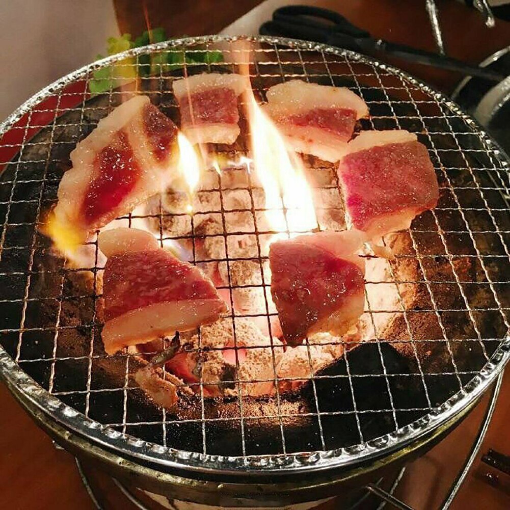 5 stk/sæt rund engangs bbq grillrist stege net rist grill bradepande
