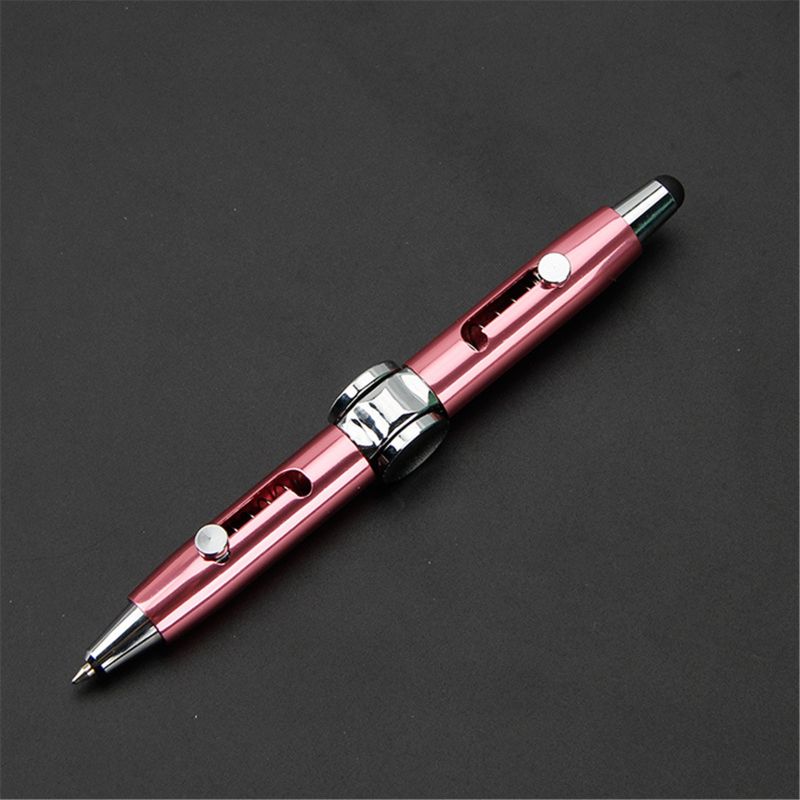 Fidget Pen Fidget Spinner Speelgoed Edc Anti Stress Metalen Shell Voor Kinderen Volwassen N1HB: Roze