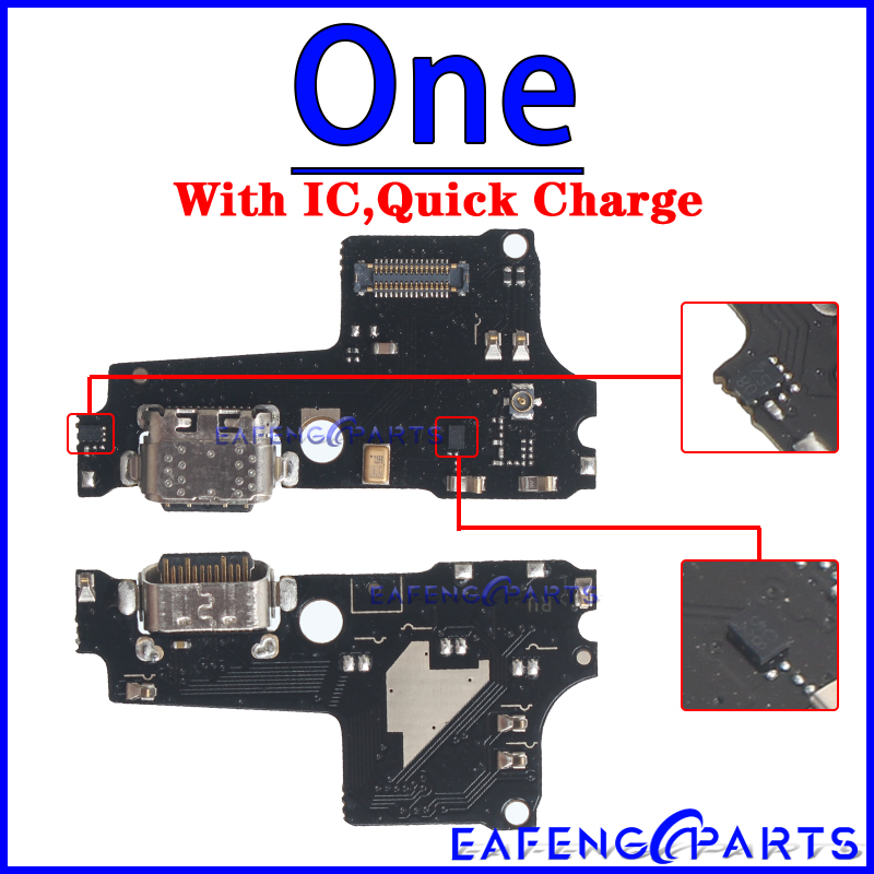 Usb Dock Charger Connector for Motorola Moto One Action Vision Fusion Hyper Macro Power Plus Charging Board Module Flex Ports: Brown