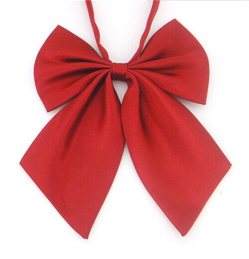 Bow Ties for Women Bowties Ladies Girls Trendy Style Bow Knot Neck Tie Cravat Casual Party Banquet Bow Tie: Wine Red