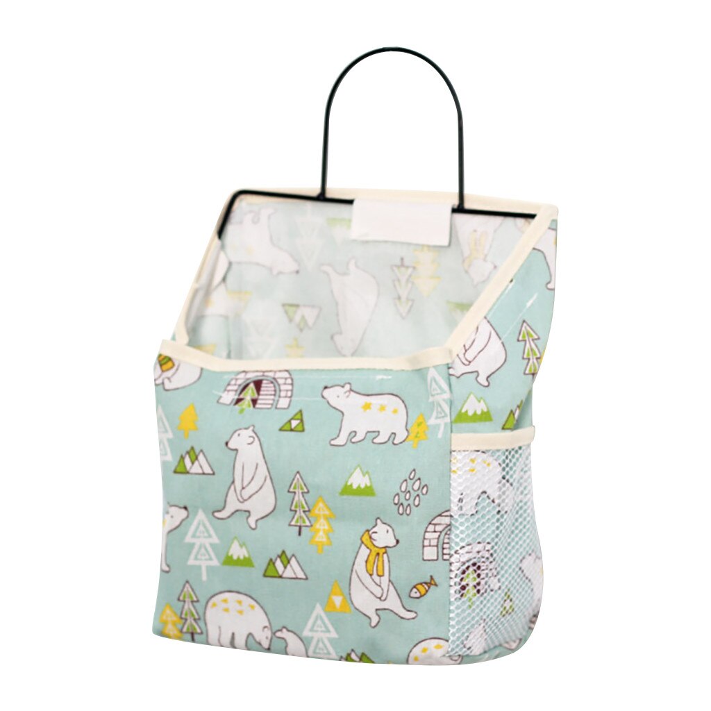 Wall-mounted Storage Bag Book Magazine Mobile Phone Holder Storage Bag With Hook Pocket Storage Bags Containers Closet Organizer: 11