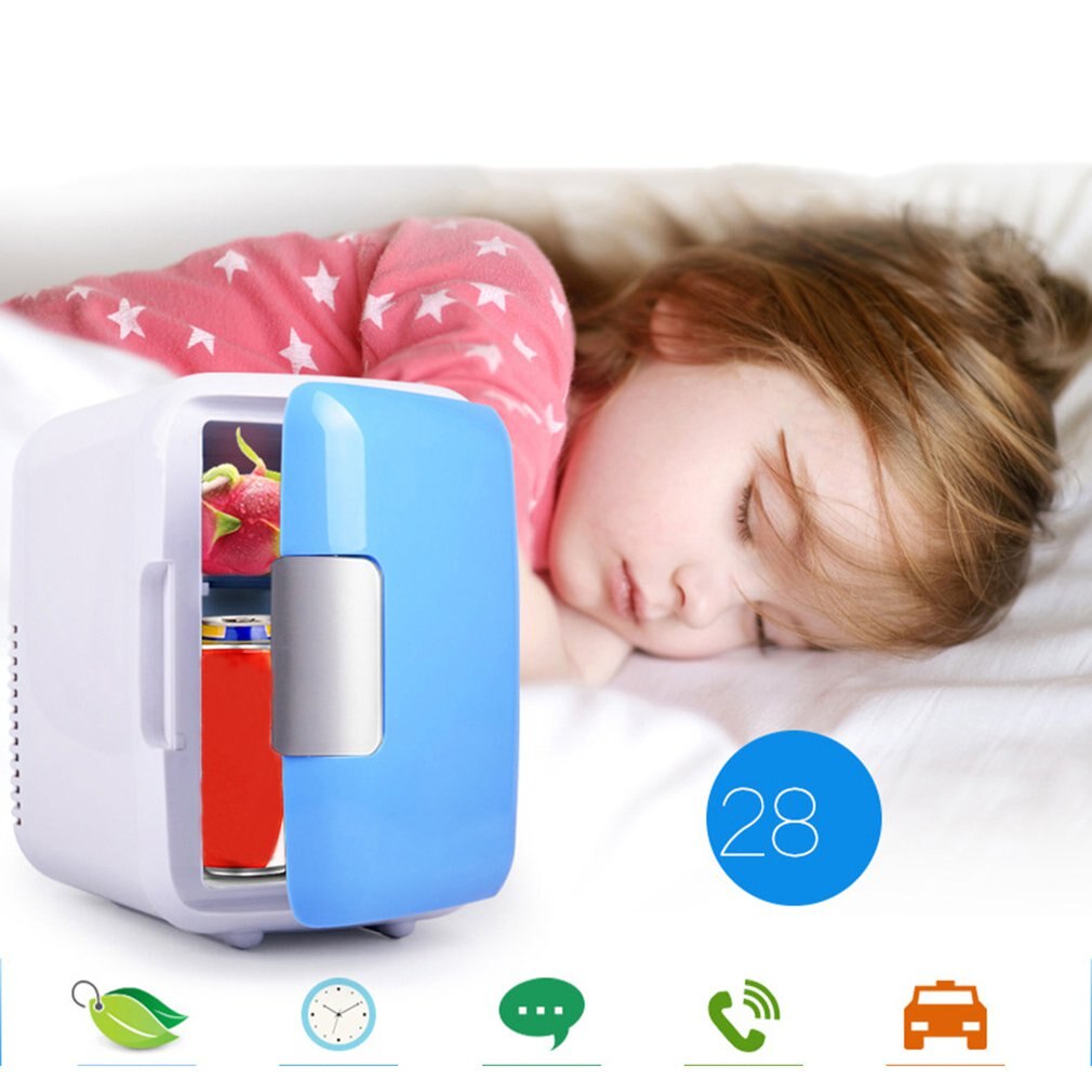 Mini 4-Liter Refrigerator Refrigeration Small Portable Constant Temperature Refrigerator For Home And Car Use
