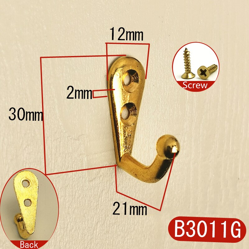 5pcs/lot Silver Antique Hooks Small Wall Hanger Buckle Horn Lock Clasp Hook Hasp Latch For Wooden Jewelry Box Furniture Hardware: B3011G