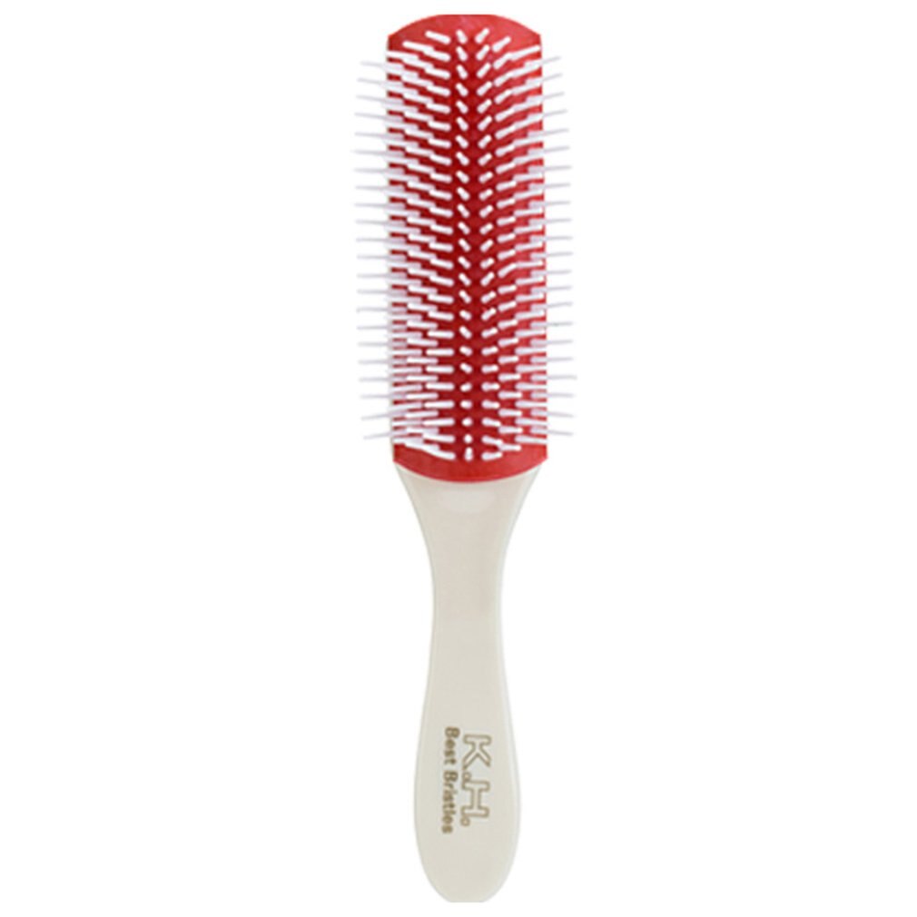 Massage Comb Anti-static Air Cushion Straight Hair Comb Detachable Nine-row Combing Hairdressing Tool: milky white