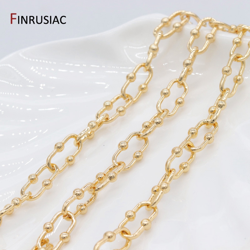 PandaHall Kabel Ketting Ketting Twisted Link Chain Ketting Bulk, Goud Zilver