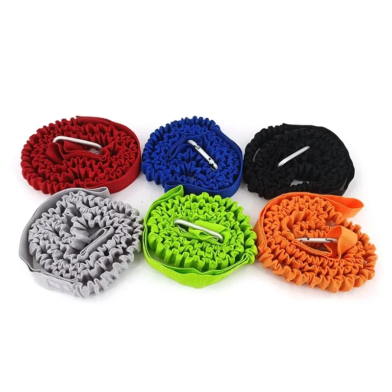 Tie Rope With Safety Hook Kayak Paddle Leash Adjustable Elastic For Kayak Paddles Canoe Oars Fishing Rods Rowing Boat Accessory