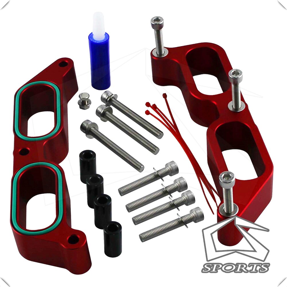 Aluminum Intake Manifold Spacers Fits For 13-17 Subaru BRZ Scion FR-S Power Block