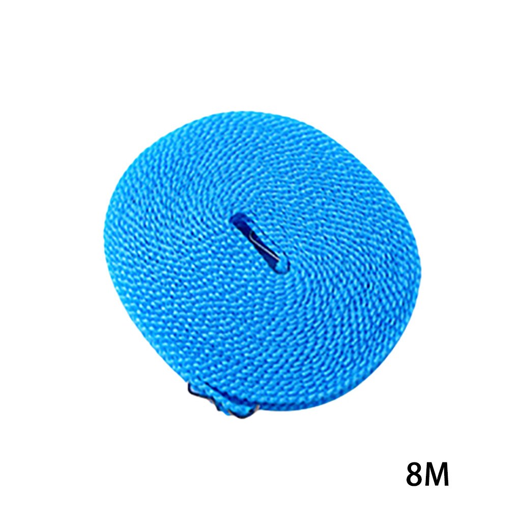 8m Clotheslines Outdoor Travel Business Clothesline Laundry Non-slip Washing Clothes Line Rope Nylon Hanging Rope