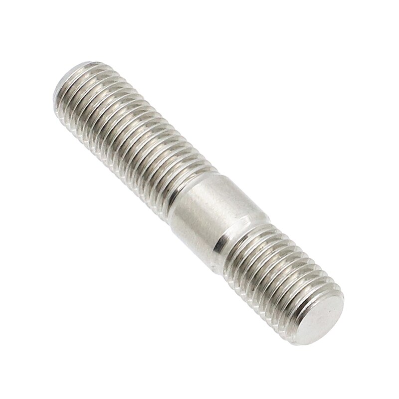 10mm M10 x 1.25 Exhaust Studs Serrated Nuts Bolts Screws Stainless Steel Manifold Flange Stud w/ Nut For Honda Toyota Nissan Car