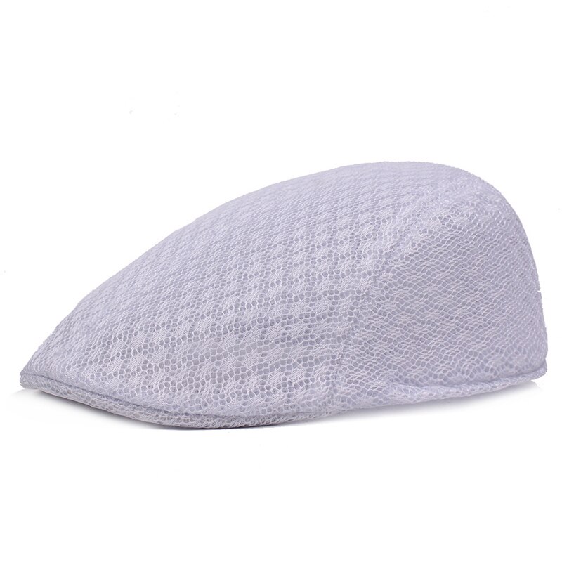 Novedad de , gorras tipo boina de verano informales a la para hombres, gorras con visera de malla, boinas de rejilla, sombreros, gorro transpirable ajustable