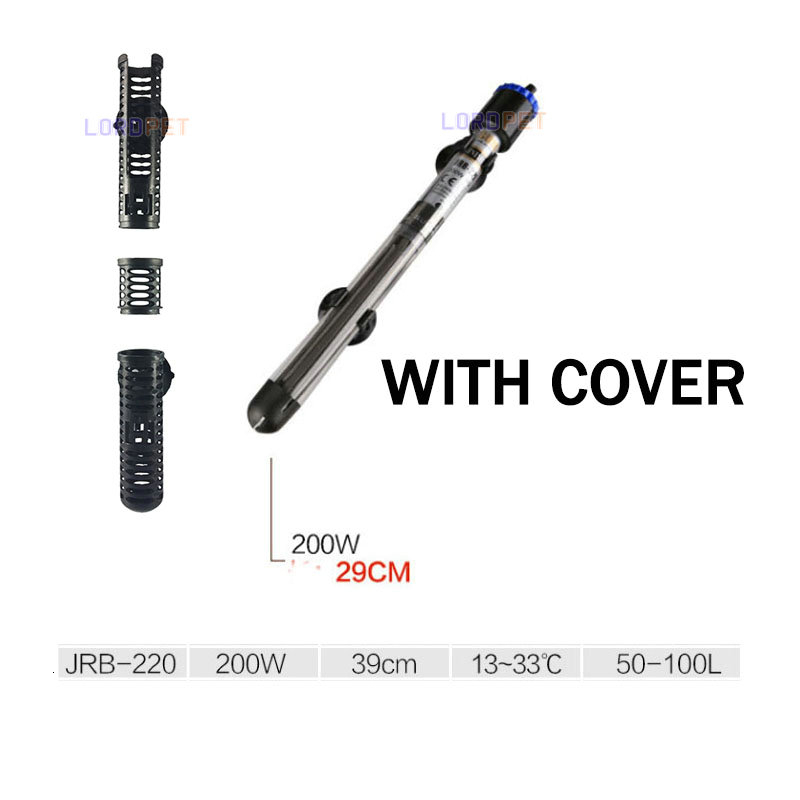 Sunsun 100w 200w 300w 500w Submersible Heater Explosion Proof Glass Consant Temperature Control For Aquarium Water Tank: Blue