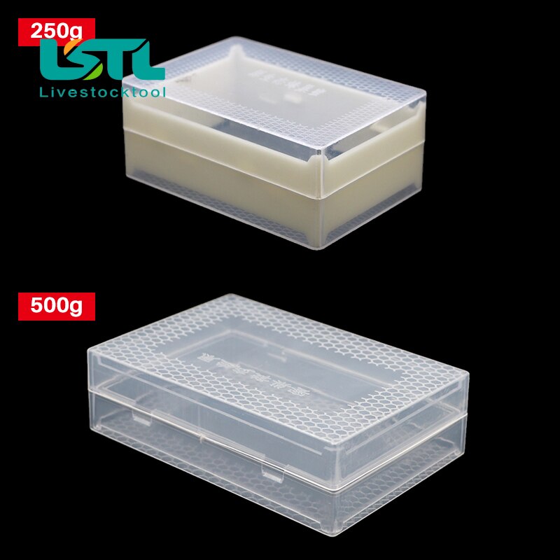 10 Stck Bienenzucht 250g/500g Honig Kassette transparent Kunststoff Nest Honig Nest Honig Kasten Nest Abnehmbare Reinigen und Sanitär