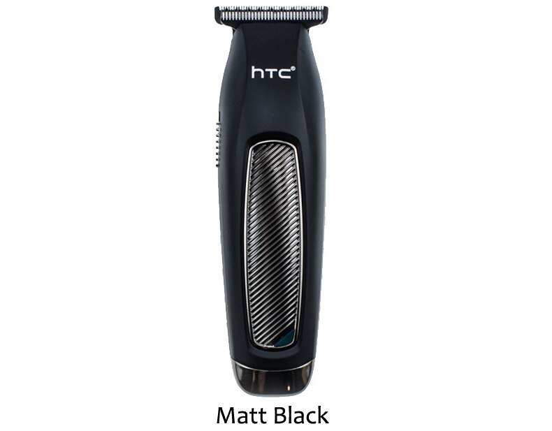 HTC Hair Clippers for Men Cordless Mens Hair Trimmer Beard Trimer Hair Cutting Machine & Grooming Kit Rechargeable: Matt black