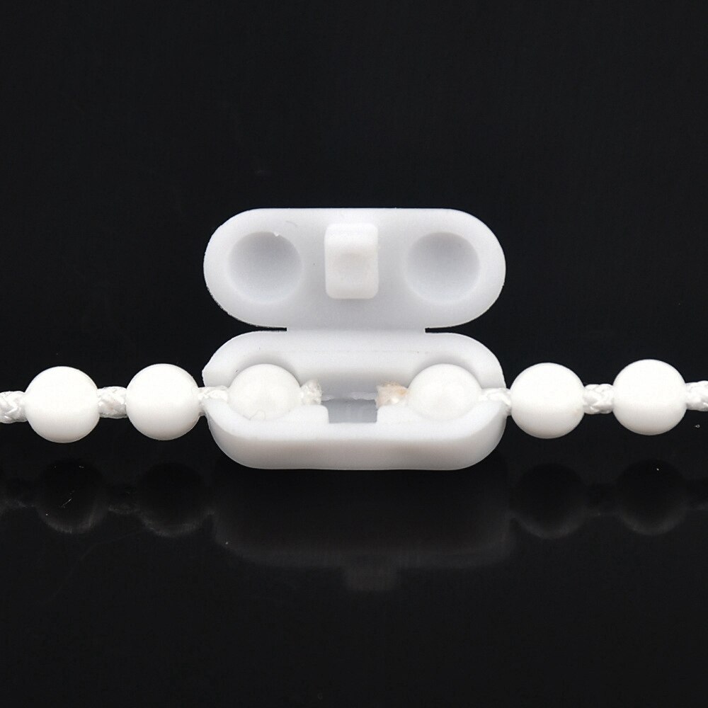 100 stk 4.5*6mm plastik lodrette persienner kæde gardin kæde reb forbindelse perler rullegardin clips snedker tilbehør