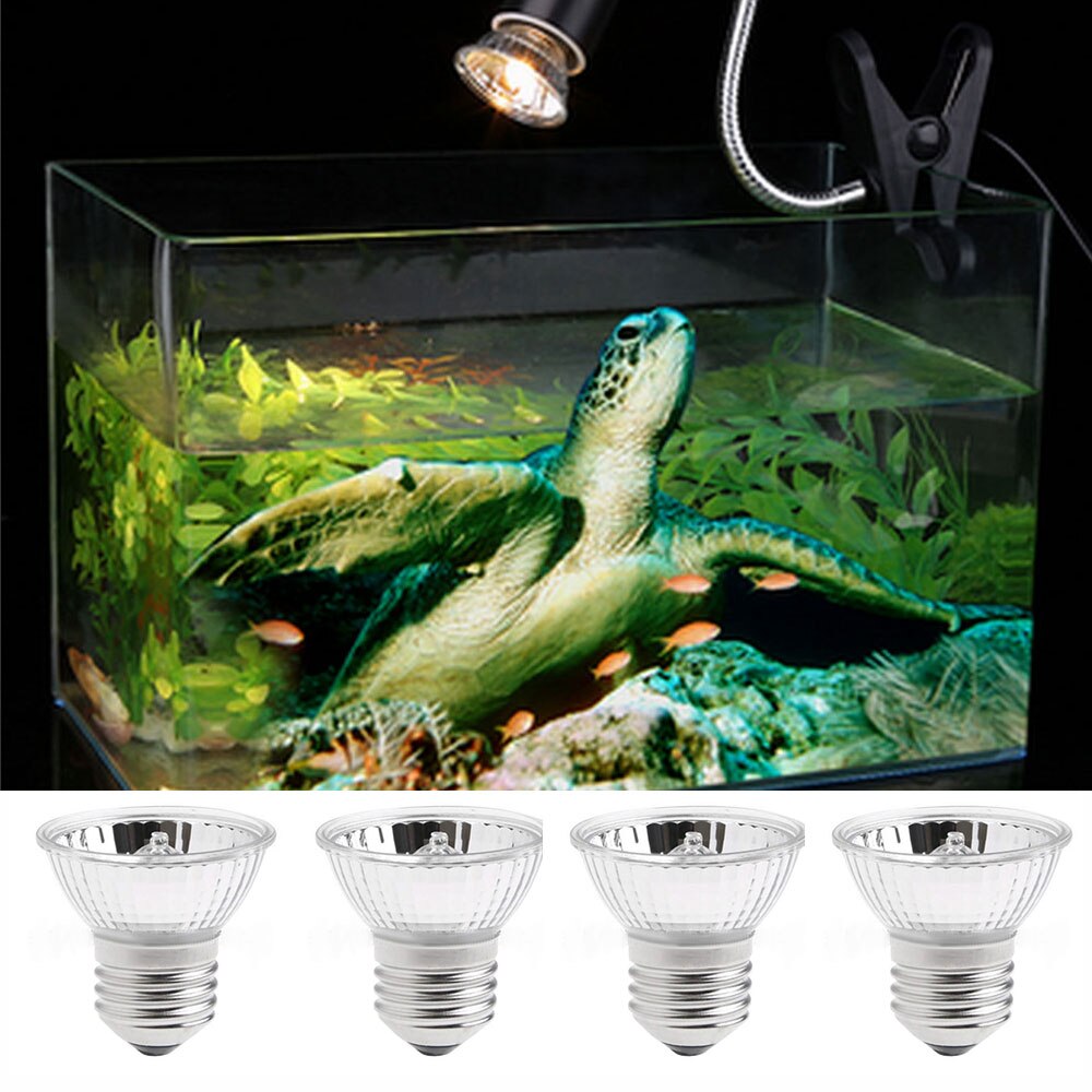 2 piezas 25-100W Uvb Reptile tortuga lámpara de calefacción de espectro completo fluorescente 110V luz solar suministros para mascotas