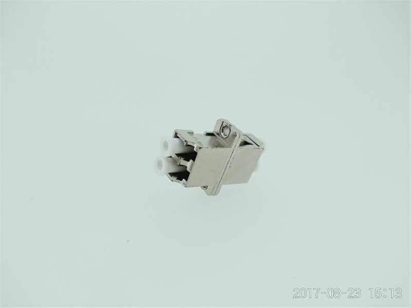 10pcs LC DX fiber adapter metal housing SM MM IL<0.2dB optical fibre coupler ceramic sleeve ftth connector ELINK