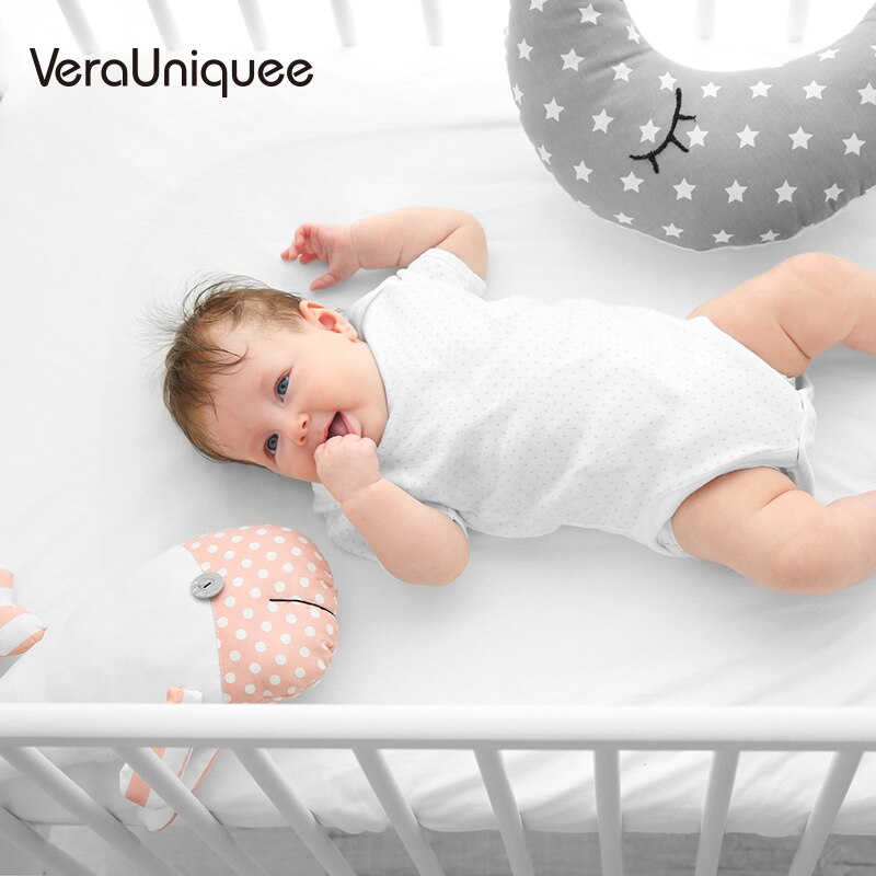 Verauniquee baby laken baby seng organizer nyfødte baby laken ultra myk tøyelig vugge laken laken til låve