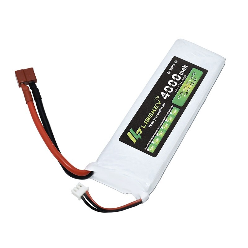 Limskey 3S 11.1 v 4000mah batterie Lipo 35c pour hélicoptère quatre axes RC voiture bateau puissance T/XT60/JST Plug 3s lipo batterie 11.1 v