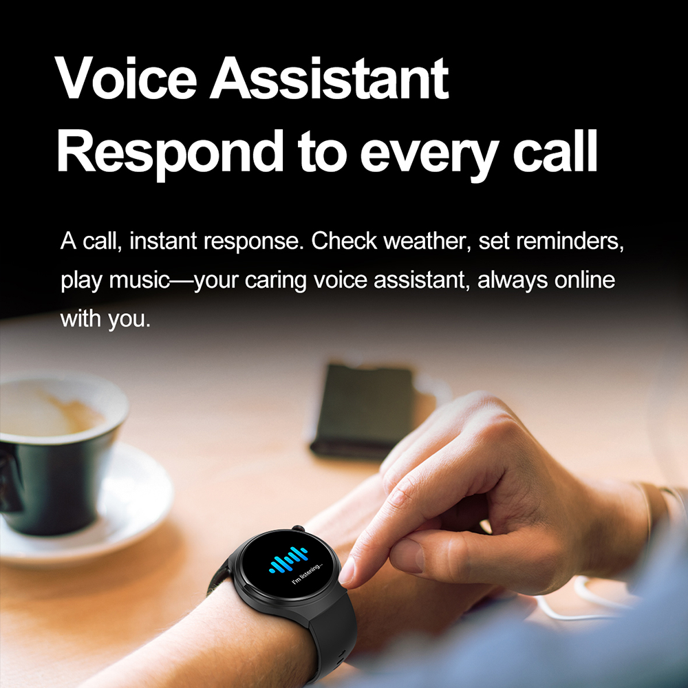 Relógio gt4 relógio inteligente homem mulher 360*360 tela hd freqüência cardíaca150 + modo esportivo bluetooth chamada pista de fitness à prova dwaterproof água smartwatch