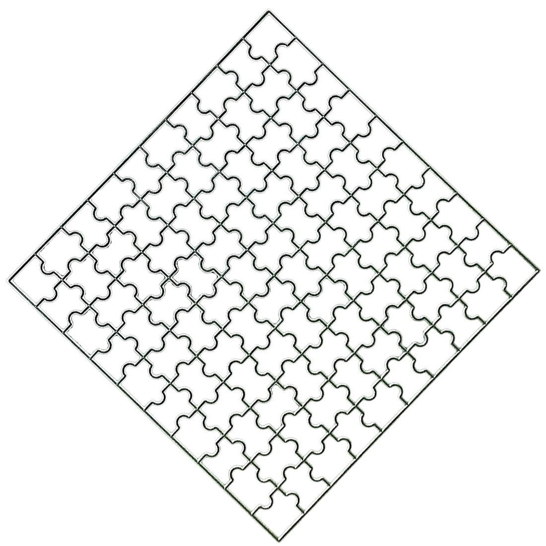 153 Mm Puzzel Stansmessen Scrapbooking Card Craft Sterft Diy Embossing Metalen Stencil Decoratieve Sterft Cutter