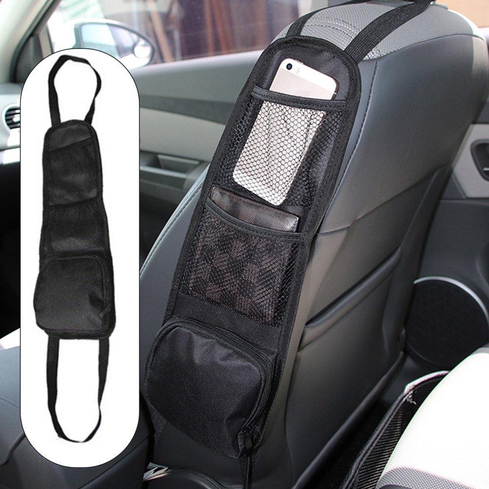 Autostoel Opbergtas Seat Side Opknoping Tas Mesh Organizer Voor Kleine Items Nuttig Auto Interieur Accessoires
