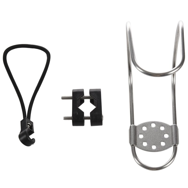 Supporto per anello da nuoto per barche a ferro di cavallo in acciaio inossidabile per accessori per barche a remi: Default Title