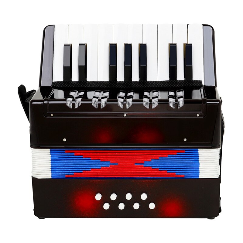 17 Key 8 Bas Accordeon Professionele Mini Accordeon Educatieve Muziekinstrument Voor Kinderen Kids Volwassen: Default Title