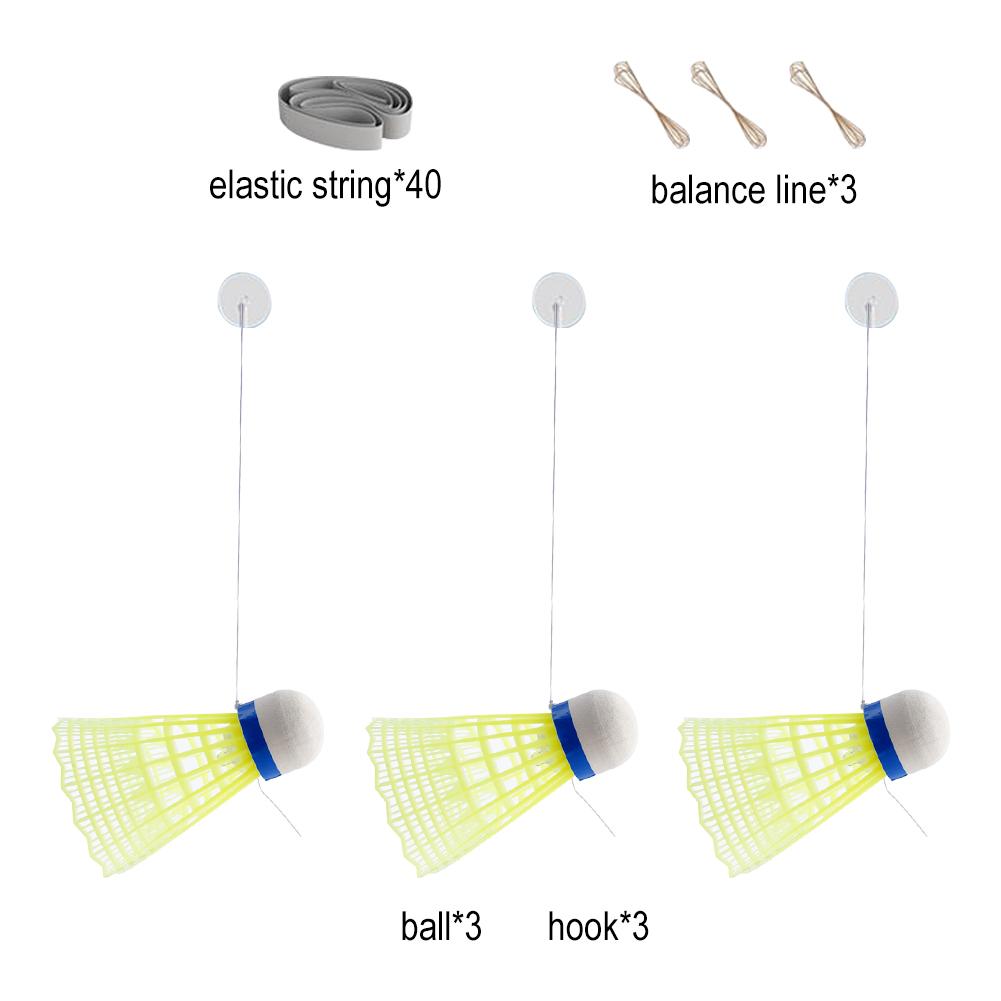 Badminton Trainers Stretch Badminton Machine Robot Racket Training Sport Self-study Practice Training Accessories: Default Title