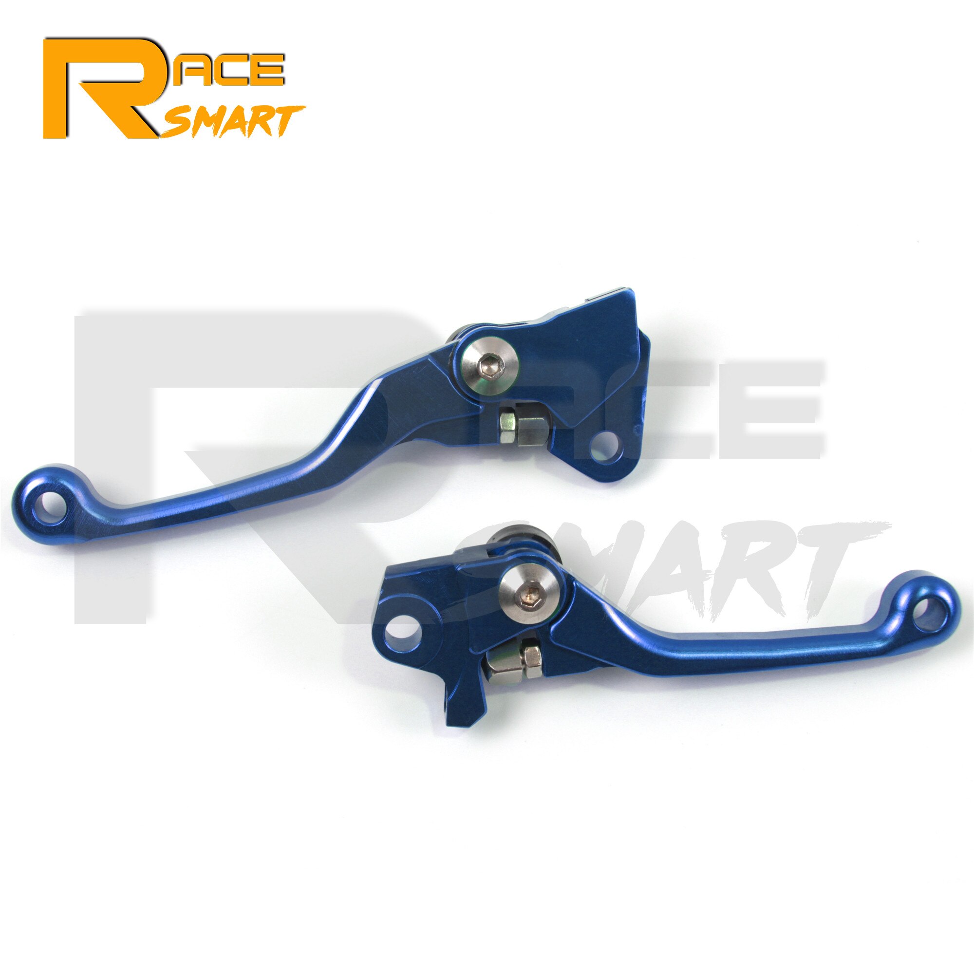 Palancas de embrague de freno de aluminio CNC para motocicleta, accesorio para KAWASAKI KFX250, KFX450, , KFX, 250, 450, KFX-250, , , , azul, 1 par