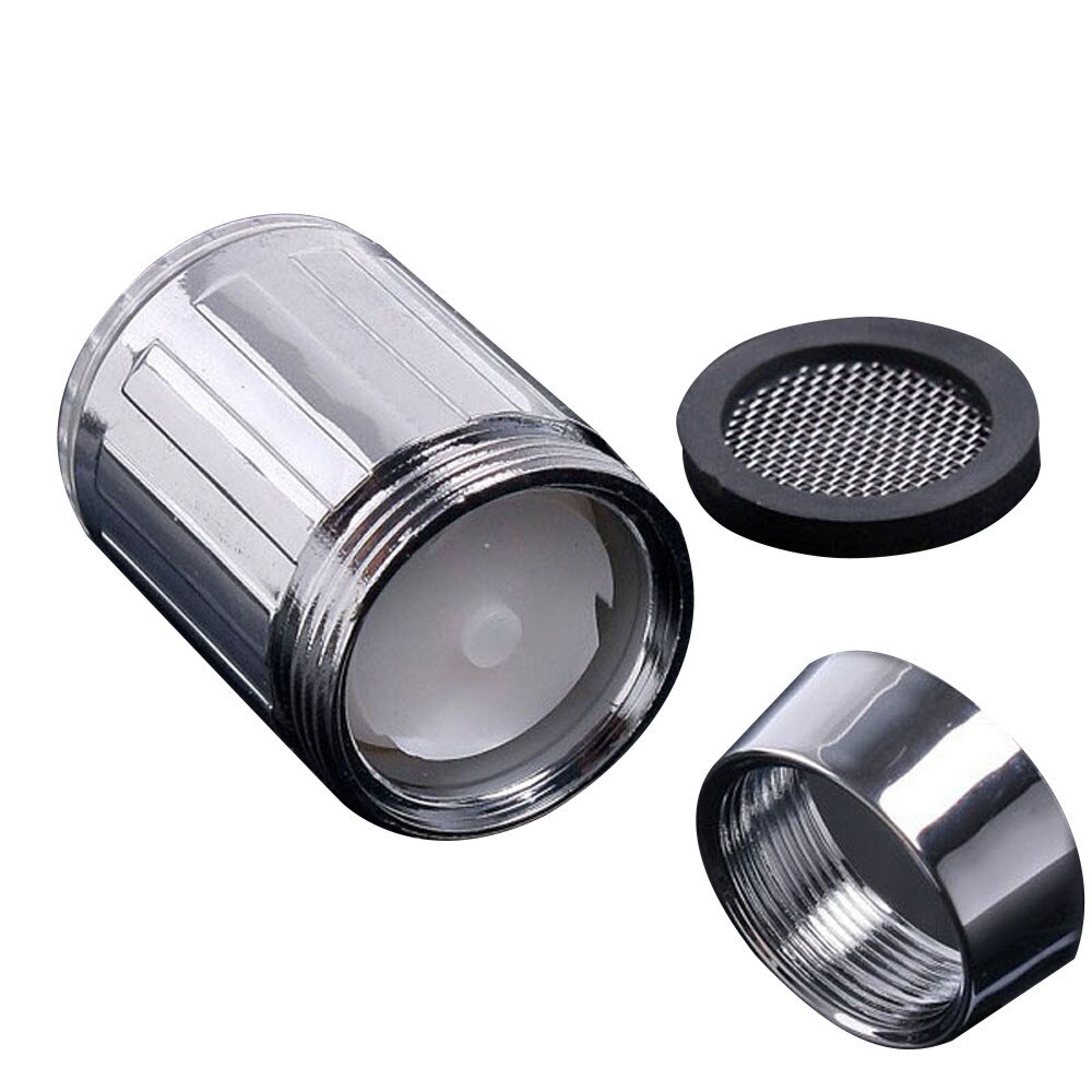 Romantic 7 Color Change LED Light Shower Head Water Bath Home Bathroom Glow Home Bathroom Shower Head 35*28mm: B