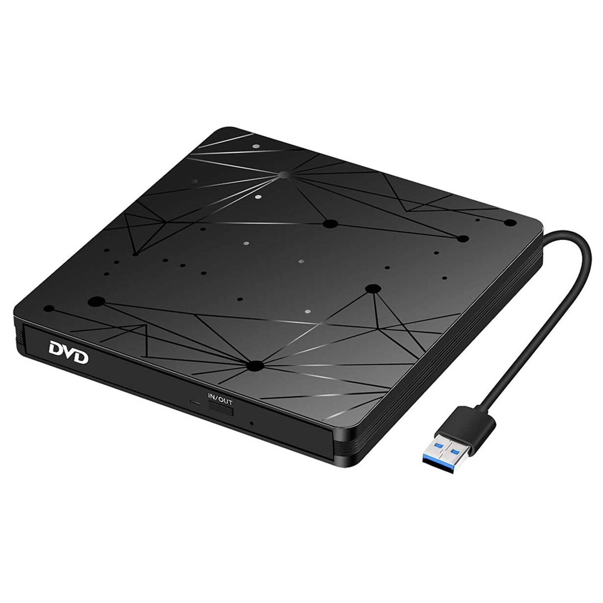 External Optical Drive USB3.0 Portable CD DVD Drive Writer Burner Optical Player Multi-Functional DVD Drive For PC Laptop